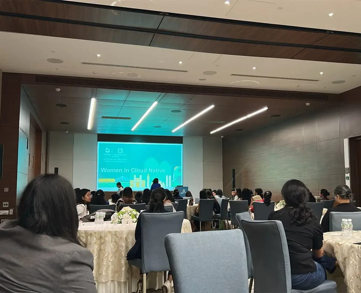 Women in Cloud Native session at KubeCon India 2026