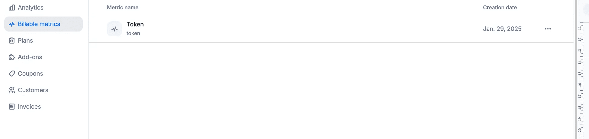 Define token usage as metric Define token usage as metric