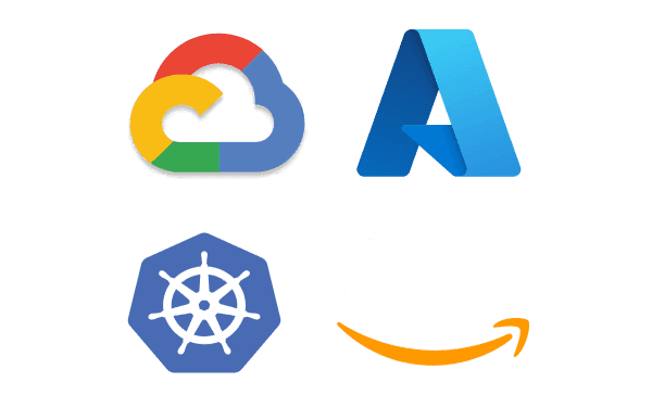 Kubernetes architecture diagram showing multi-cloud deployment across AWS, GCP, and Azure Kubernetes architecture diagram showing multi-cloud deployment across AWS, GCP, and Azure